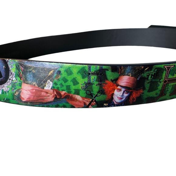 Disney Mad Hatter Leather Belt Men's 40" A Touch of Wonderland - Picture 6 of 8